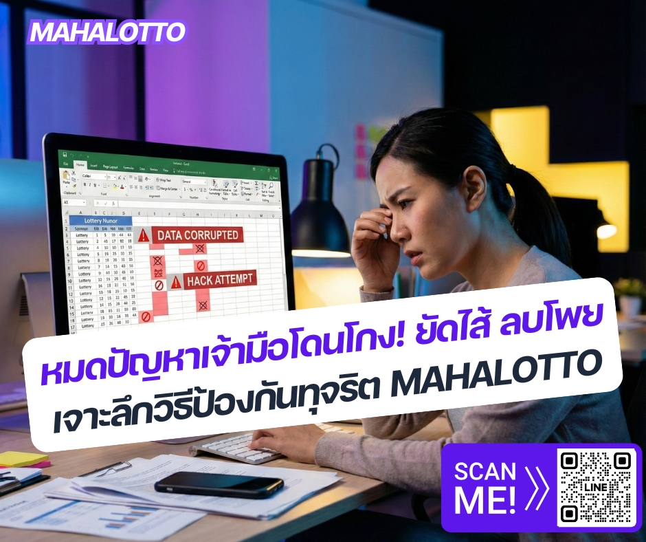 เจาะลึกปัญหาเจ้ามือหวย กลัวโดนโกง แก้ได้ด้วยเทคโนโลยี เคล็ดลับจัดการทุจริตให้อยู่หมัดด้วยโปรแกรมเจ้ามือหวย Mahalotto